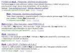 SERP - myš Google