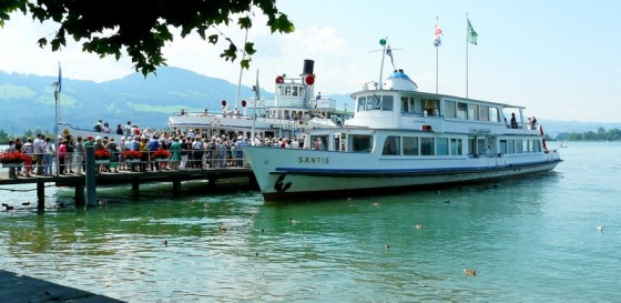 Rapperswil - přístav na Curyšském jezeře