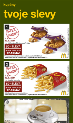 Aplikace McDonalds