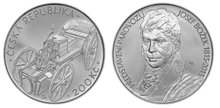 Mince k připomenutí 200. výročí představení parovozu