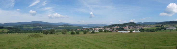 rozhledna Horní Planá - výhled